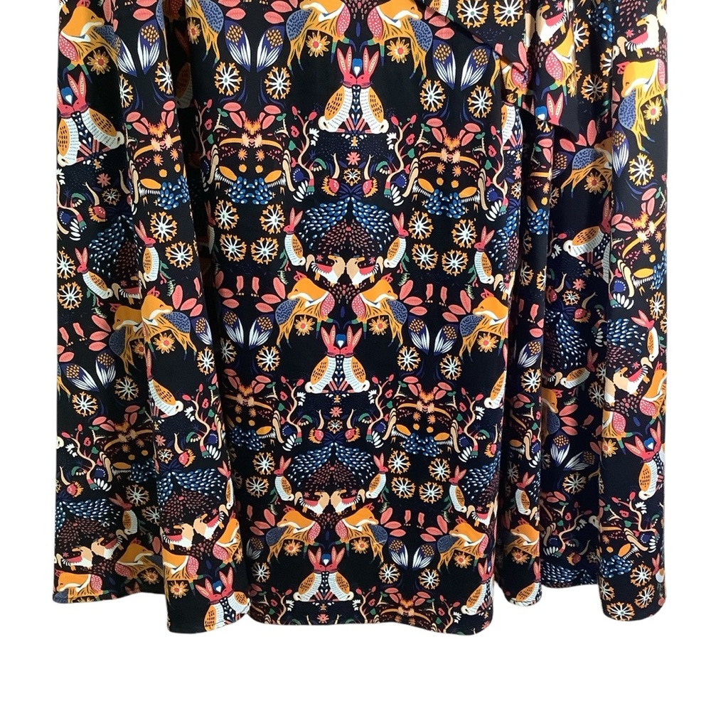 Eva Franco Black Floral Maxi Skirt - Picture 3 of 9